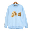 Palm Angels Bear Sweatshirt Blue