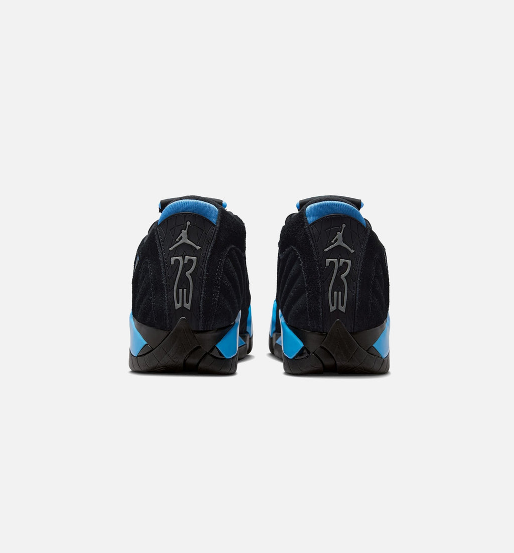 Air Jordan 14 Retro Black University Blue Grade School Lifestyle Shoe – Black/White/University Blue