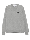 Comme Des Garçons Play heart-embellished v-neck sweater