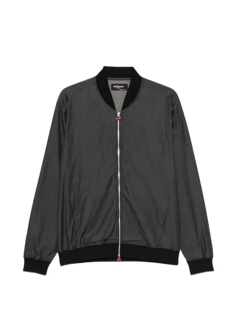 Kiton zip-fastening bomber jacket