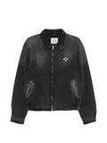 Arte Antwerp logo-embroidered denim jacket