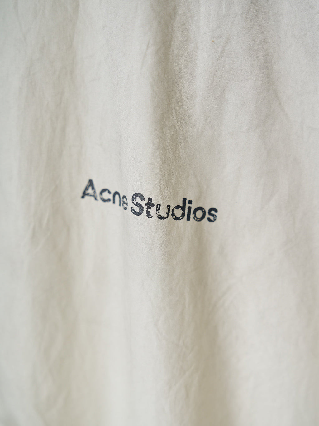 Acne Studios Unisex Zip‑Up Stand‑Collared Windbreaker Jacket