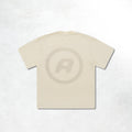 Aiche Faded A Logo T-Shirt: Creme