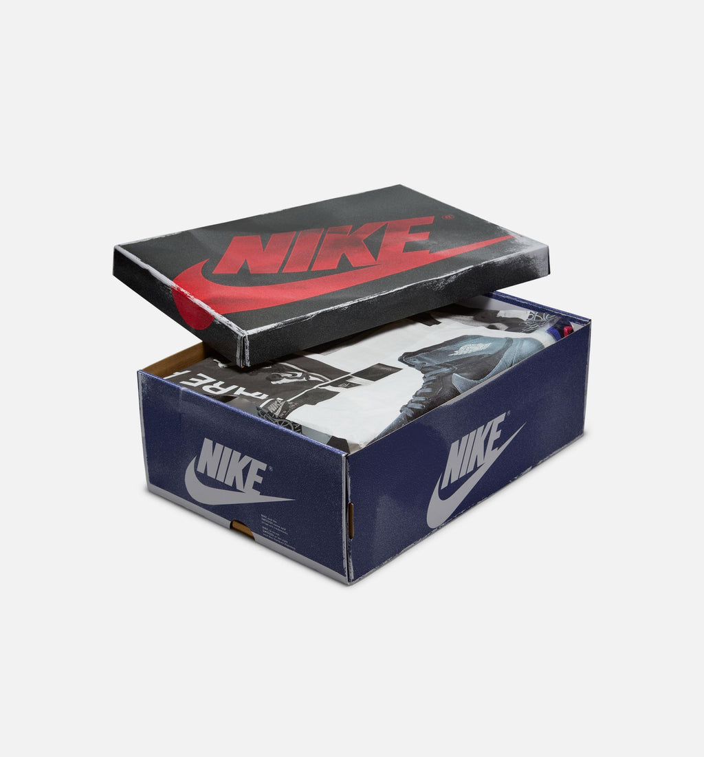 Air Jordan 1 Retro High OG Rare Air Men's Sneakers | White/Black/Neutral Grey/Deep Royal Blue