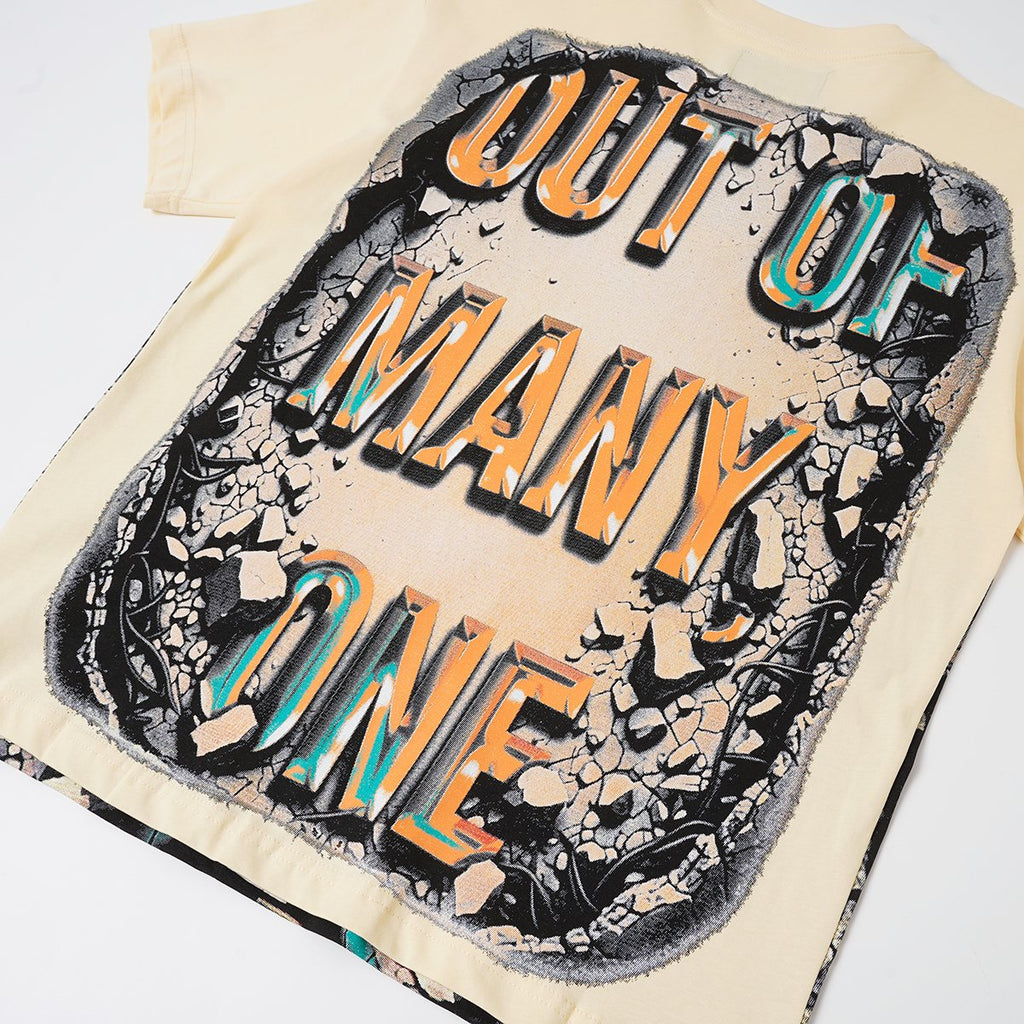 Godspeed Out of Many One Liberty Skull Graphic T-Shirt
